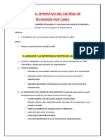 Manual de Operativo Del Sistema de Telecable