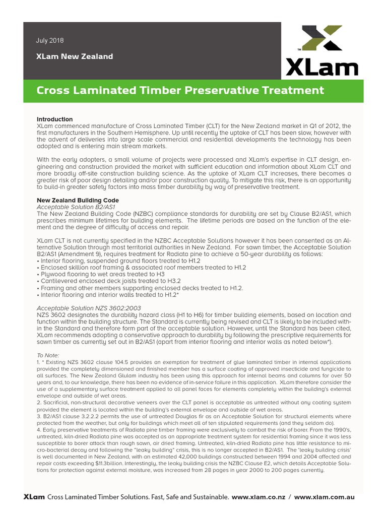 CLT Durability for Builders & Engineers | PDF | Lumber | Building Materials