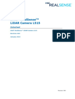 Intel Realsense Lidar Camera L515: Datasheet