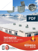 Tht/Hatch: 400º/2H. Boxed Roof Fan With Automated Top Cover