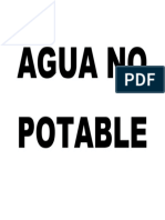 Agua No Potable