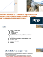 (Criterios Generales de Diseño en Presas - Estudios Geológicos y Geotécnicos )