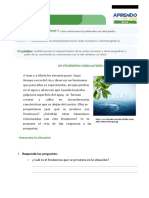 Ficha Autoaprendizaje 5° Grado Ciencia y Tecnologia Semana 1