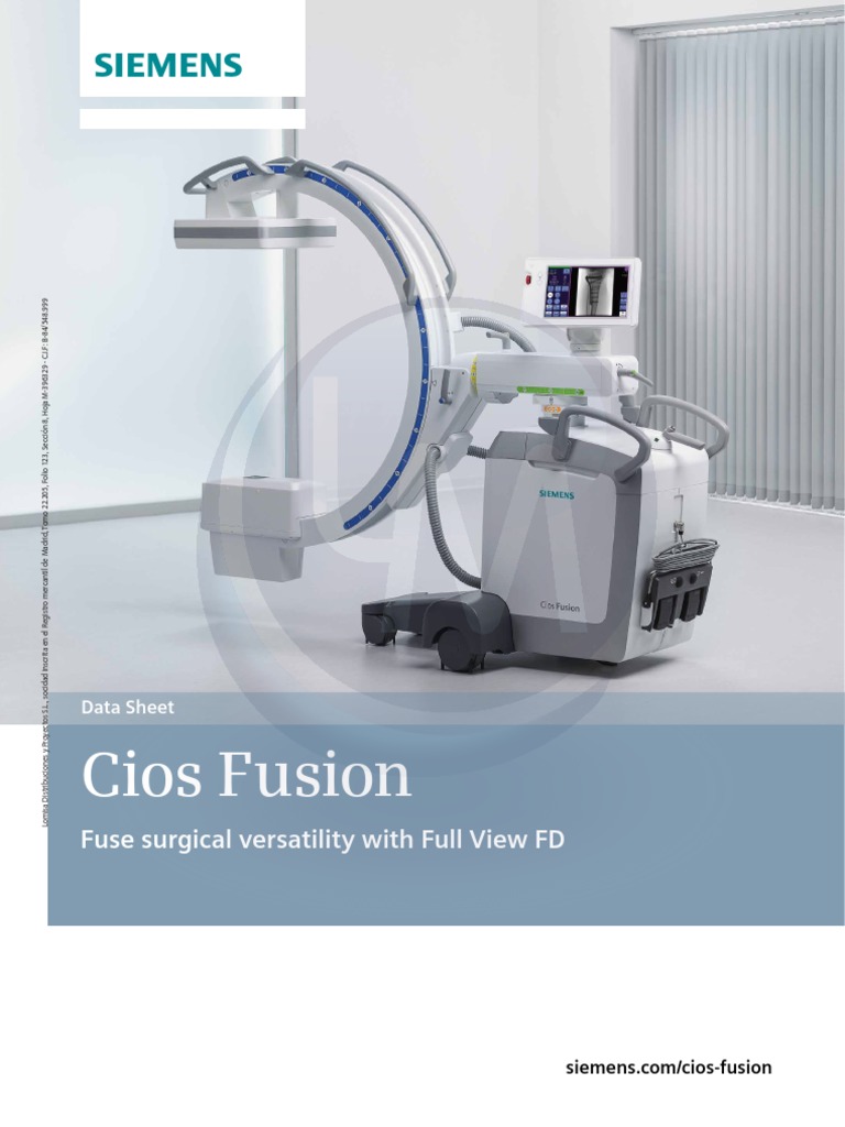Arco en C Siemens Cios Fusion | PDF | Power Supply | Computer Engineering