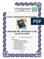 Análisis del artículo 9 de la Ley 26702 sobre libertad para fijar intereses