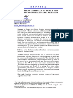 Políticas comerciais do Brasil e seus reflexos no comércio com a Argentina