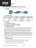 16.5.2 Lab - Secure Network Devices - ILM