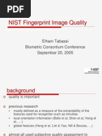 NIST Fingerprint Image Quality