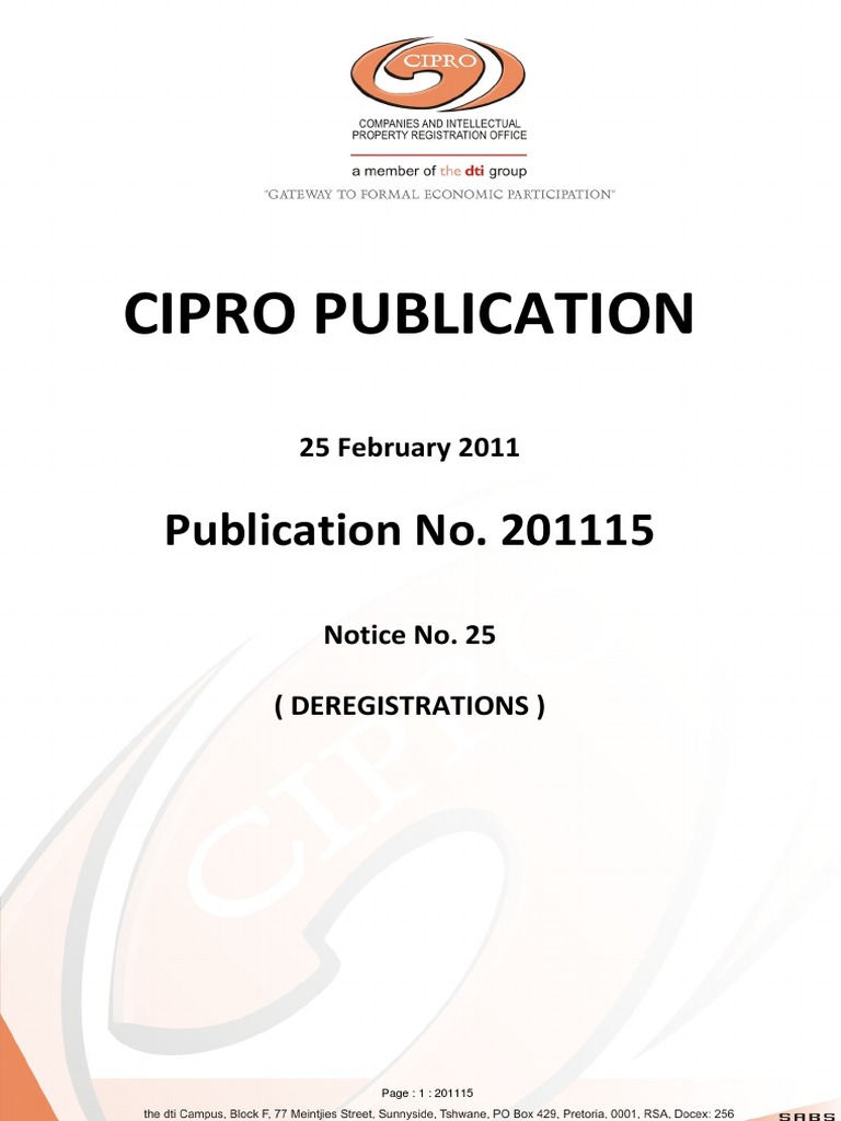 Cipro Publication PDF Business Process Economic Sectors