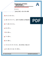 Ejercicios de multiplicación y problemas de matemática