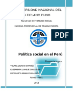 POLITICA SOCIAL PERUANA Terminado