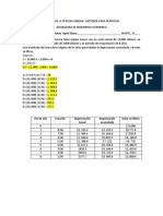 EXAMEN de LA TERCERA UNIDAD Metod para Depreciar