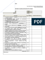 PAUTA  REVISIÓN PLANIFICACIÓN UNIDAD II