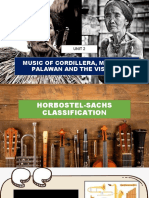 Music of Cordillera, Mindoro, Palawan and The Visayas