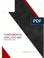 Fundamental Analysis: Sunday - March 21, 2021