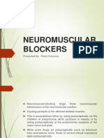 Neuromuscular Blockers: Presented By: Patel Omkumar