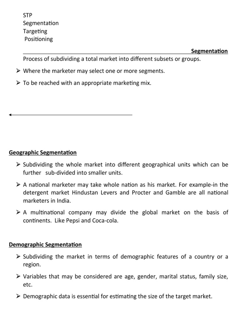 Market Segmentation Strategies Explained | PDF | Market Segmentation ...