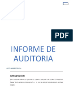 Informe Auditoria