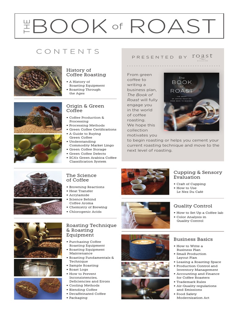 Book Roast History of Coffee Roasting PDF Coffee Drink