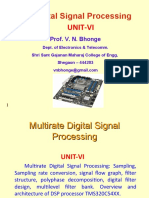 Digital Signal Processing: Unit-Vi