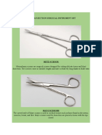 Cesarian Section Surgical Instrument Set