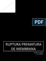 Ruptura Prematura de Membrana