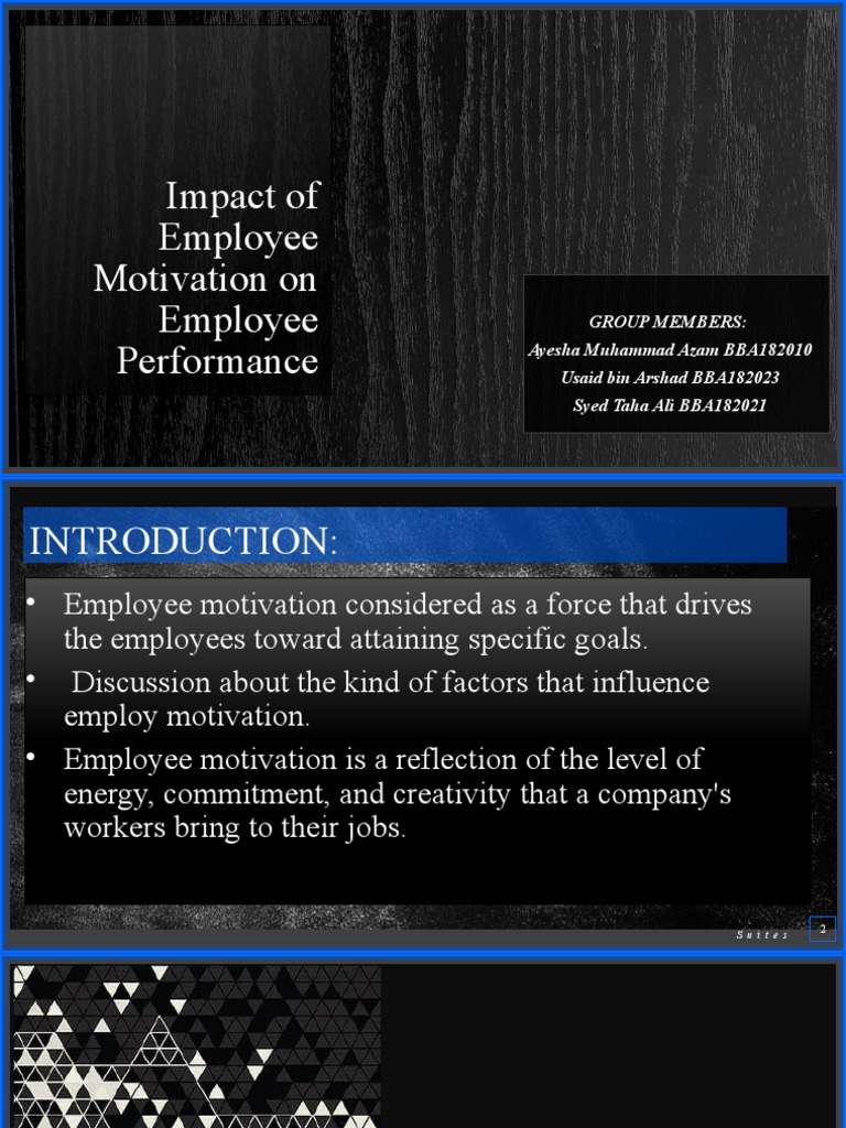 Impact of Employee Motivation On Employee Performance | PDF ...