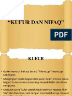 11 Kufur Dan Nifak