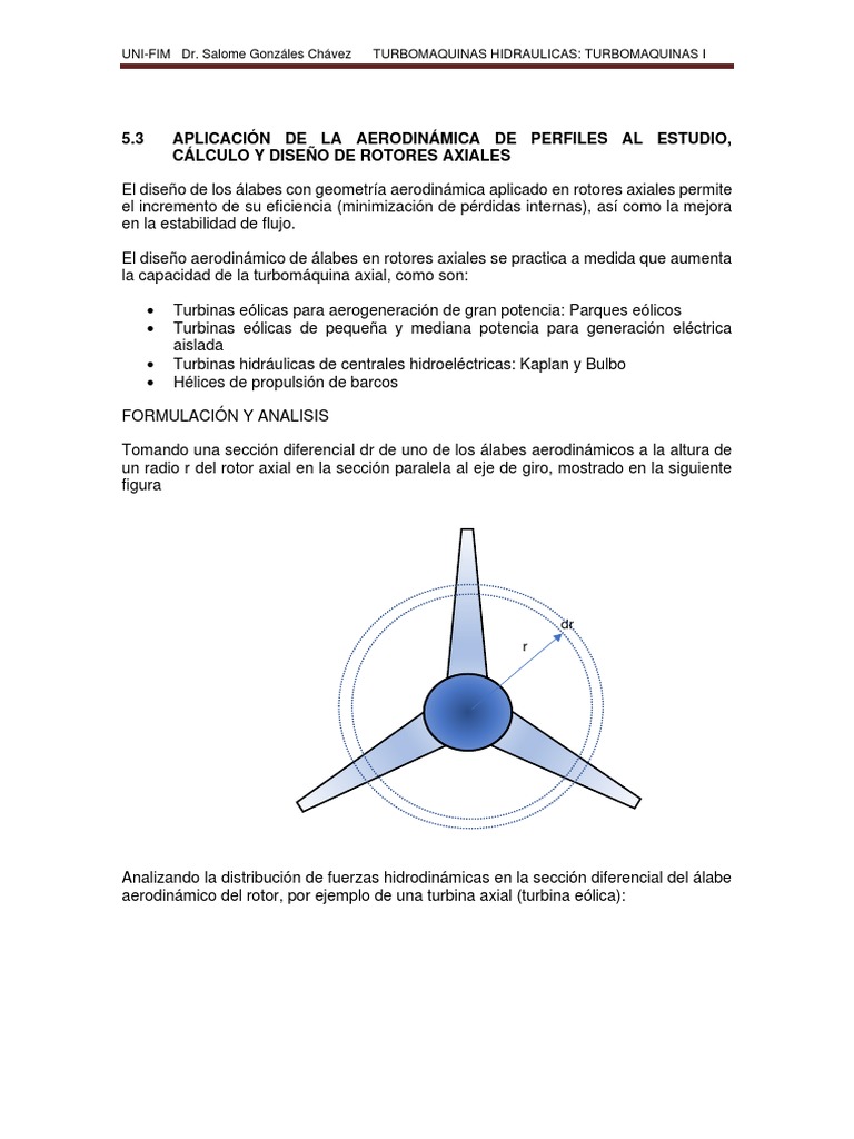Aerodynamic Design of Axial Rotors: Formulation and Analysis | PDF ...