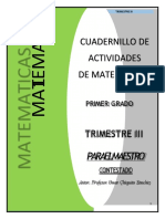 MATEMATICAS CUADERNILLO DE ACTIVIDADES Maestro en