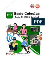 Basic Calculus: Grade 11 (Third Quarter)