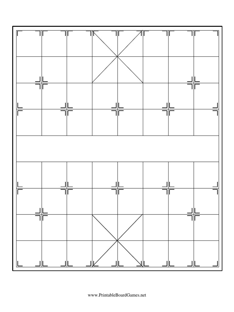 Chinese Chess Rules and Strategy Guide | PDF | Board Games ...