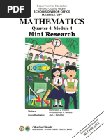 Math10 - q4 - Mod6-8 - Formulation of Statistical Mini Research by ...