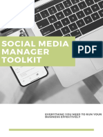Social Media Manager Toolkit: Everything You Need To Run Your Business Effectively