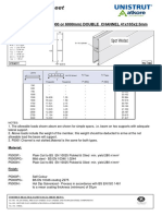 P5001T /P5001 (3000 or 6000mm) DOUBLE CHANNEL 41x165x2.5mm