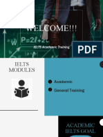 Welcome!!!: IELTS Academic Training