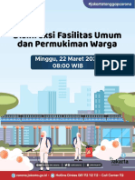 Disinfeksi Fasilitas Umum Dan Permukiman