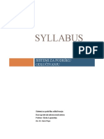 Syllabus - Dss