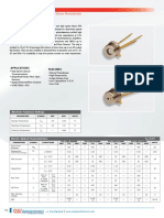 850nm, 1.25Gbps: Large Active Area and High Speed Silicon Photodiodes