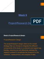 ProjectResearch Design