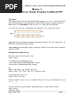 Web-Module IV