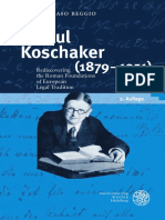 Tommaso Beggio - Paul Koschaker (1879-1951) 2 Aufl