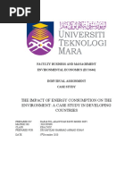 Impact of Energy Consumption On The Environment