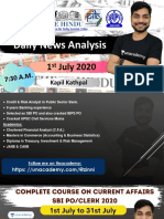 1st July Current Affairs by Kapil Kathpal (English)