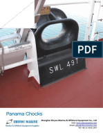 Panama Chocks Specifications and Dimensions