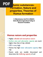 Humic Substances-Formation, Nature and Properties, Theories of Humus Formation