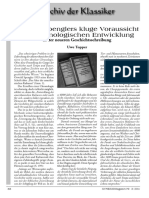 Topper, Uwe - Oswald Spenglers kluge Voraussicht der chronologischen Entwicklung in der neueren Geschichtsschreibung (2011, E-Artikel, Synesis Nr. 3)