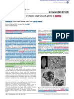 Gel Incorporation Inside of Organic Single Crystals Grown in Agarose Hydrogels - Agarose