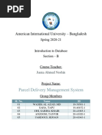 Parcel Delivery Management System