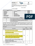 OSH/EHS Weekly/Monthly Management Walk Report: Moez Ahmed John Martin